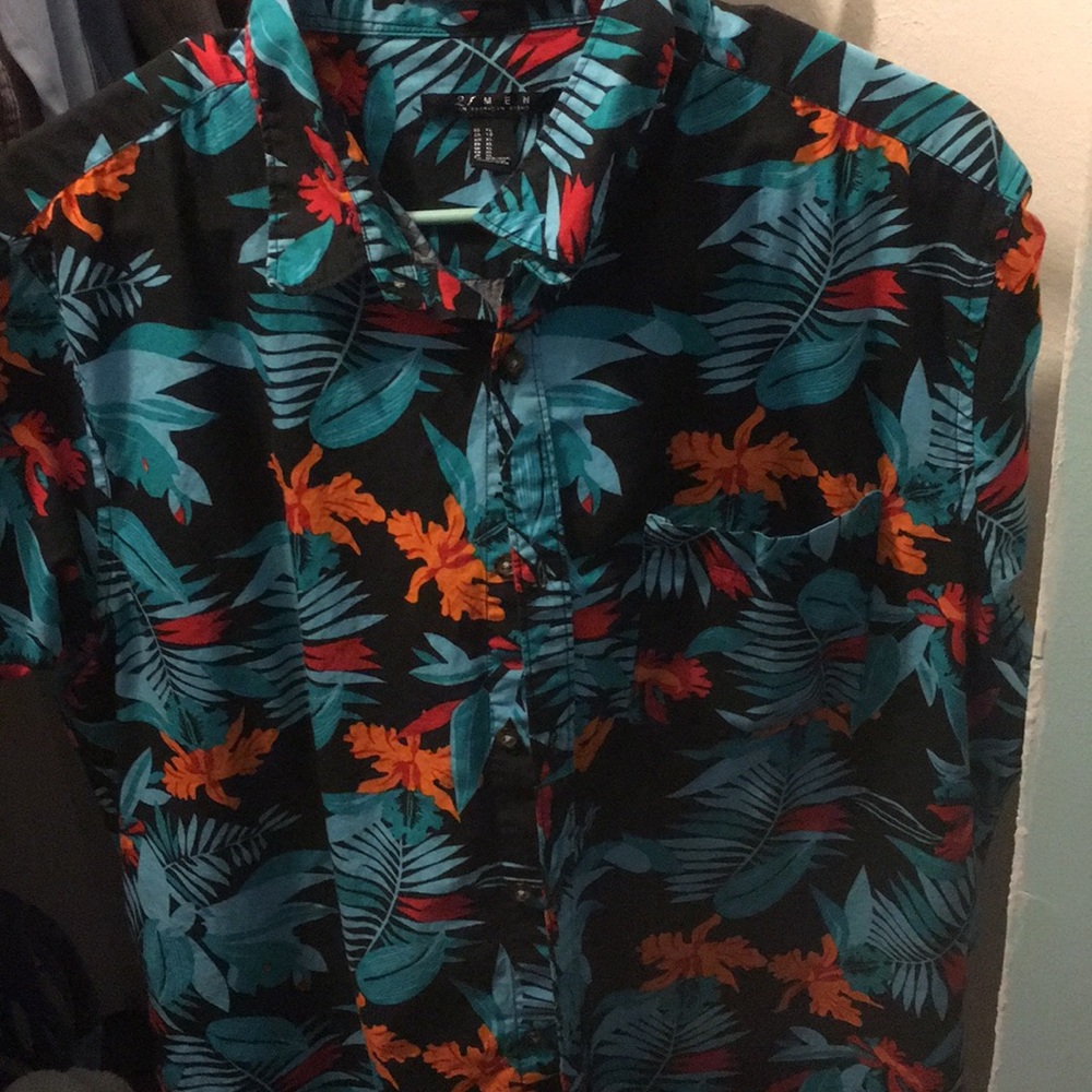 Hawaii style collard Shirt